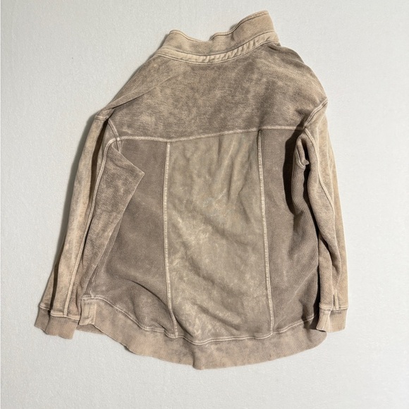 Pilcro Tan/ Purple Shacket Size XS - Picture 3 of 7